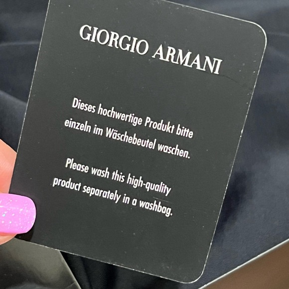 Giorgio Armani by Wolford BLUE lace top size small New $$$ - Picture 10 of 13